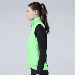 Plain LADIES AIRFLOW SOFT SHELL GILET SPIRO