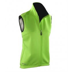 Plain LADIES AIRFLOW SOFT SHELL GILET SPIRO