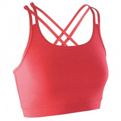 Plain Women's fitness crop top SPIRO 180 GSM