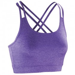 Plain Women's fitness crop top SPIRO 180 GSM