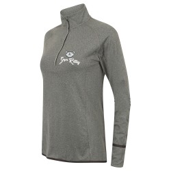 Gym Wear Zip Top Women's long sleeve ¼ zip Gym Kitty Fitness Training, Yoga