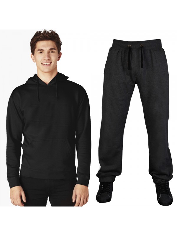 Classic Hooded Tracksuit Bottoms Set - Hoodie and JOGGING Bottom ...