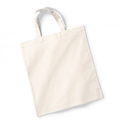 Plain Bag for life - short handles BAG WESTFORD MILL 64 GSM