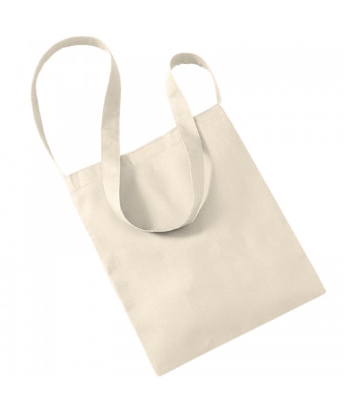 Plain Organic cotton sling tote BAGS WESTFORD MILL 70g. Fabric weight: 170 GSM
