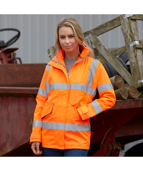 Plain Women's hi-vis executive jacket Yoko 300D GSM