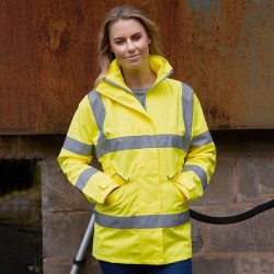 Plain Women's hi-vis executive jacket Yoko 300D GSM