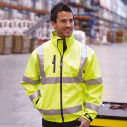 Plain Hi vis contrast jacket Yoko 190 GSM