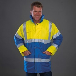 Plain Hi vis contrast jacket Yoko 190 GSM