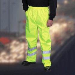 Plain Hi vis waterproof overtrousers Yoko 300D (HVS461)