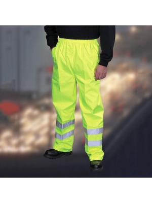 Plain Hi vis waterproof overtrousers Yoko 300D (HVS461)