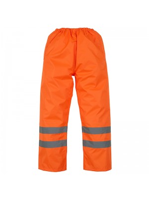 Plain Hi vis waterproof overtrousers Yoko 300D (HVS462) YK071