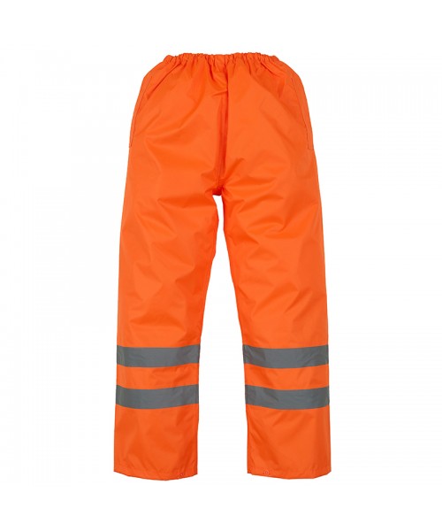 Plain Hi vis waterproof overtrousers Yoko 300D (HVS462) YK071