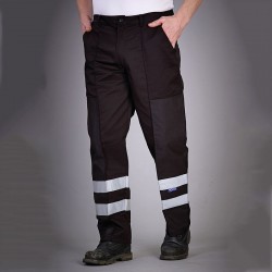 Plain Reflective polycotton ballistic trousers Yoko 245 GSM
