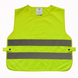 Plain Kids hi vis 2 bands tabard Yoko 120 GSM