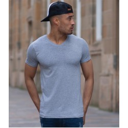 Plain T-Shirt V Neck Skinnifit 165 gsm