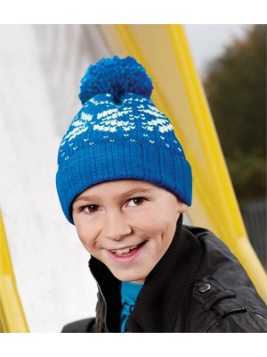 Plain KIDS FAIR ISLE BEANIE BEECHFIELD