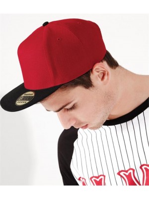 Plain ORIGINAL FLAT PEAK SNAP-BACK CAP BEECHFIELD 84 GSM