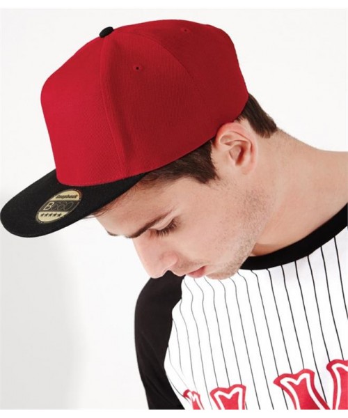 Plain ORIGINAL FLAT PEAK SNAP-BACK CAP BEECHFIELD 84 GSM