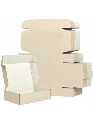 Cardboard Box - 360 x 280 x 80 mm - Gift Box White Heavy Duty Packing Mailing Post Cartons