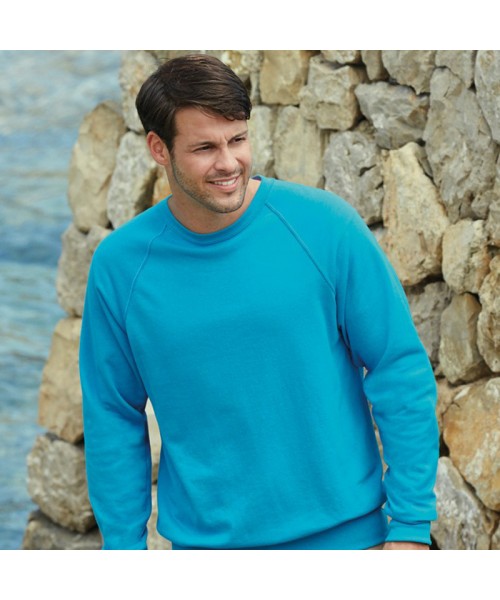 LIGHTWEIGHT RAGLAN SWEATSHIRT Fruit of the Loom 240 GSM