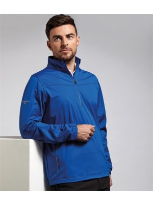 Plain GOLF ARAGON ZIP NECK SOFT SHELL WINDSHIRT GLENMUIR