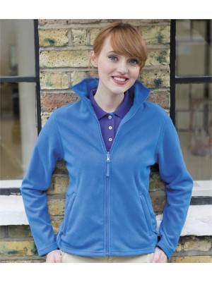 Plain LADIES MICRO FLEECE JACKET HENBURY 280 GSM