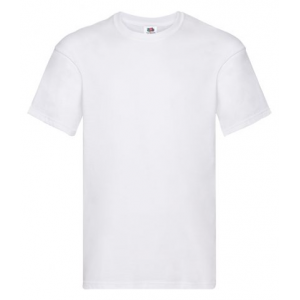 SCREEN STARS ORIGINAL T-SHIRT Fruit of the Loom White 135 gsm Cols 145 GSM