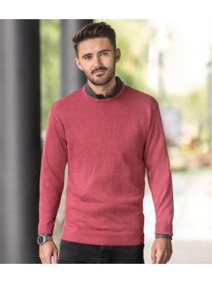 Plain COTTON ACRYLIC CREW NECK SWEATER RUSSELL 275 GSM