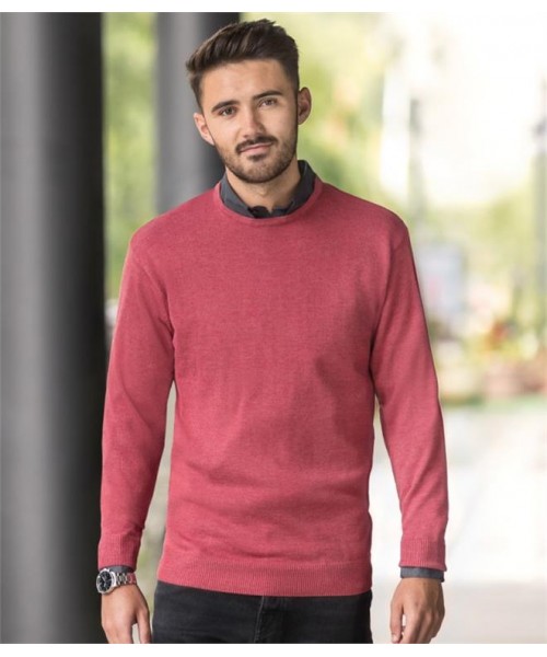 Plain COTTON ACRYLIC CREW NECK SWEATER RUSSELL 275 GSM