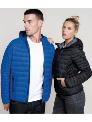 Plain LIGHTWEIGHT HOODED DOWN JACKET KARIBAN