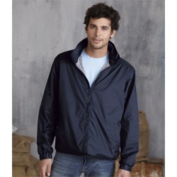 Plain LINED WINDBREAKER JACKET KARIBAN