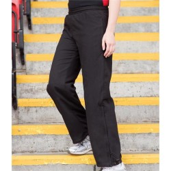 Plain LADIES OPEN HEM TRACK PANTS FINDEN & HALES 130 GSM