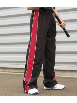 Plain KIDS CONTRAST TRACK PANTS FINDEN & HALES 130 GSM