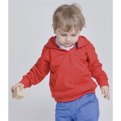 Plain BABY/TODDLER HOODED SWEATSHIRT LARKWOOD 280 GSM