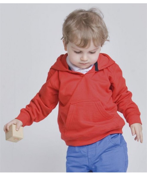 Plain BABY/TODDLER HOODED SWEATSHIRT LARKWOOD 280 GSM