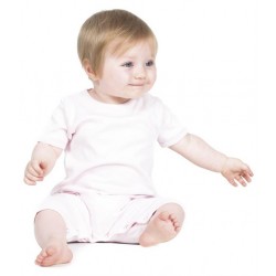 Plain SHORT SLEEVE BABY ROMPER LARKWOOD 200 GSM