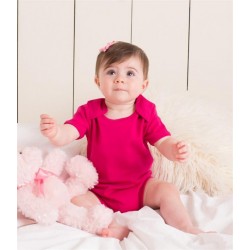 Plain SHORT SLEEVE BABY BODYSUIT LARKWOOD 200 GSM