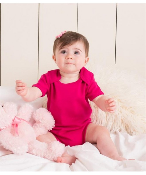 Plain SHORT SLEEVE BABY BODYSUIT LARKWOOD 200 GSM