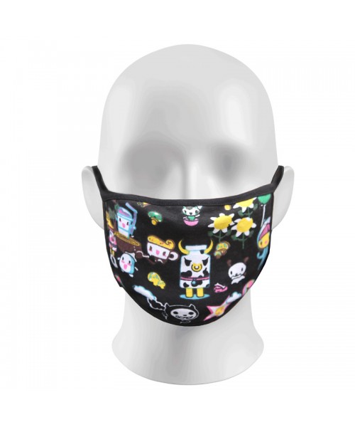 Cartoon Print Face Masks Protection Against Droplets & Dust