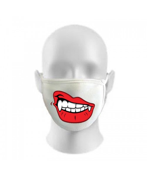 Vampire Print Funny Face Masks Protection Against Droplets & Dust