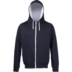 A SNS Contrast Zip up Hoodie IN 10 colour ways - Stars & Stripes
