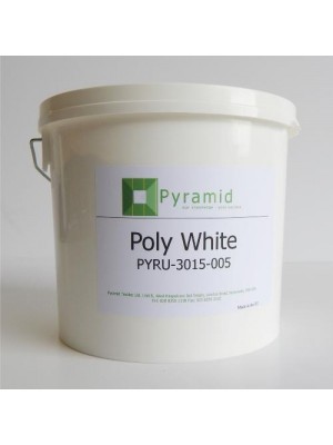 Quality Pyramid brand plastisol ink in Poly White