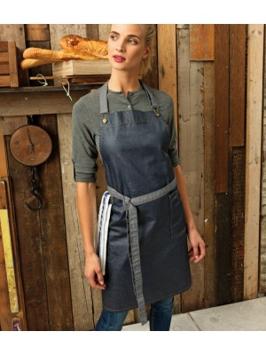 Plain DISTRICT BIB APRON PREMIER 350 GSM