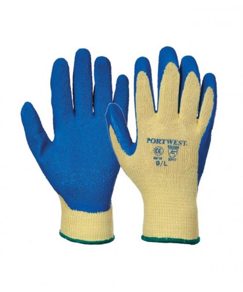 Plain KEVLAR LATEX GRIP GLOVES PORTWEST 150 GSM