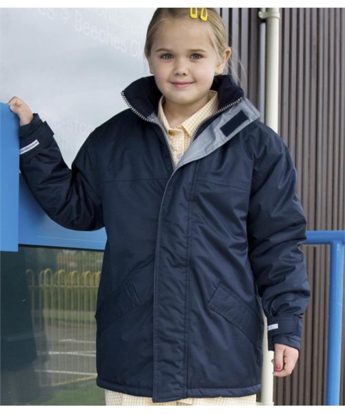 Plain CORE KIDS WINTER PARKA JACKET RESULT