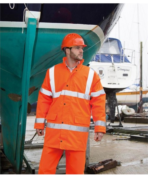 Plain CORE HIGH VISIBILITY MOTORWAY COAT RESULT