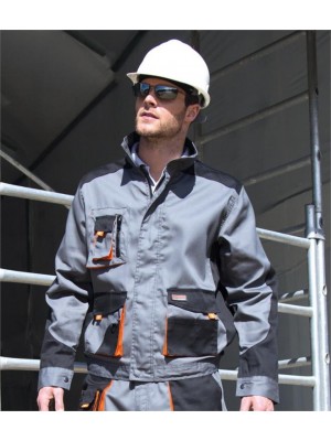 Plain WORK-GUARD LITE UNISEX JACKET RESULT 200 GSM