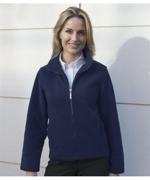 Plain LADIES SEMI MICRO FLEECE JACKET RESULT 300 GSM