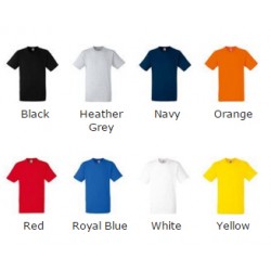 Fruit Of The Loom Heavy T-Shirt 100% Cotton 185 GSM