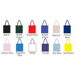 100 Cotton COLOURED PRINTED Totes with 1 colour print Deal 4 - Stars & Stripes